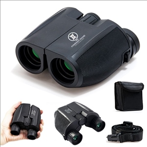 10x25 Compact Binoculars with carry bag